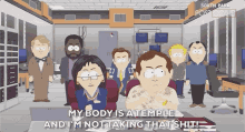 my body is a temple and im not taking that shit clyde donovan wendy testaburger south park south park post covid