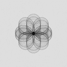 circle spheres fractal movement art