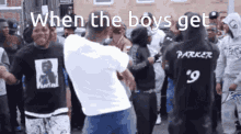 when the boys get dance party