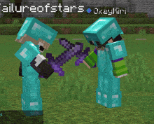 a screenshot of a minecraft game with the name okaykiri on it