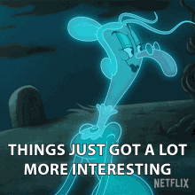 Things Just Got A Lot More Interesting Emma GIF - Things Just Got A Lot More Interesting Emma The Cuphead Show GIFs