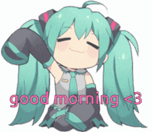 Miku Hatsune Miku GIF - Miku Hatsune Miku Good Morning GIFs