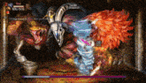 a screenshot of a video game shows a monster named strong dragon