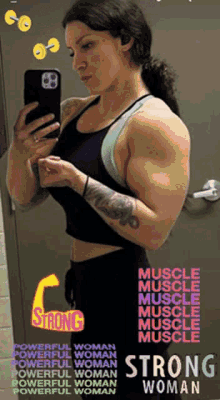 Veronika Jolie Female Bodybuilder GIF - Veronika Jolie Female Bodybuilder Muscle Girl GIFs