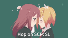 Anime Girl Kissing GIF - Anime Girl Kissing Scp GIFs