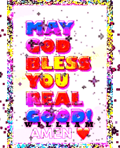 William Amen William Sticker - William Amen William God Bless You William Stickers