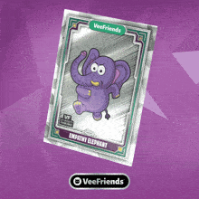 a card with an elephant on it that says empathy elephant on it