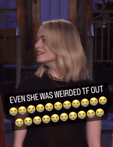 Emma Stone Even She Was Weirded Tf Out Snl GIF - Emma Stone Even She Was Weirded Tf Out Snl GIFs