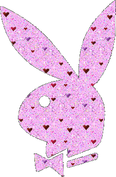 Playboy Bunny Sticker - Playboy Bunny Hearts Stickers