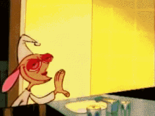 Ren And Stimpy Tooth Beaver GIF