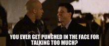 Punched In The Face Talk Too Much GIF - Punched In The Face Talk Too Much Rat Out GIFs
