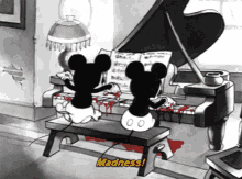 mickey mouse minnie mouse madness playing the piano