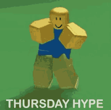 Thursday Hype Roblox GIF - Thursday Hype Roblox Orange Justice GIFs