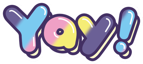 Yay Yes Sticker - Yay Yes Yeah Stickers