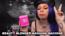 Beauty Blender Washing Machine Quote On Quote GIF - Beauty Blender Washing Machine Quote On Quote Grav3yardgirl GIFs