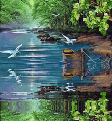 Peaceful Moment Flowing Water GIF - Peaceful Moment Flowing Water Natures Beauty GIFs