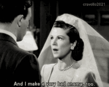 And I Make A Very Bad Enemy Too Claire Trevor GIF