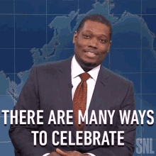 There Are Many Ways To Celebrate Saturday Night Live GIF - There Are Many Ways To Celebrate Saturday Night Live Snl Weekend Update GIFs
