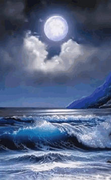 Sea Moon GIF
