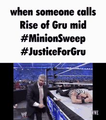 Minions The Rise Of Gru Minion Sweep GIF - Minions The Rise Of Gru Minion Sweep Vince Mcmahon GIFs