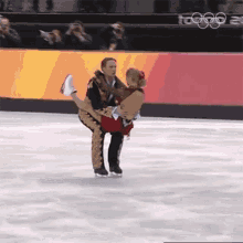 Getting Carried Figure Skating GIF - Getting Carried Figure Skating Tatiana Navka GIFs