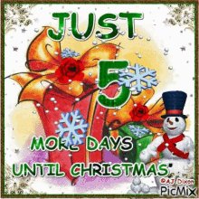 Christmas Countdown 5days Until Christmas GIF - Christmas Countdown 5days Until Christmas GIFs