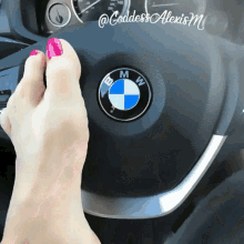 Steering Wheel Toes GIF