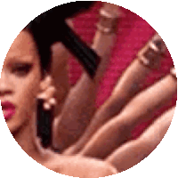 Many Hands Rihanna Sticker - Many Hands Rihanna Swaying Hands Stickers