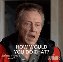 How Would You Do That Frank Sheldon GIF - How Would You Do That Frank Sheldon Christopher Walken GIFs