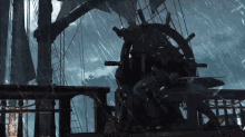 Sailing In The Storm - Assassin'S Creed Iv: Black Flag GIF - Assassins Creed Iv Black Flag Pirate Edward Kenway GIFs