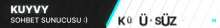 a banner that says kuyyy on it in blue