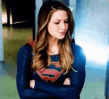 Supergirl Pout GIF - Supergirl Pout Unhappy GIFs