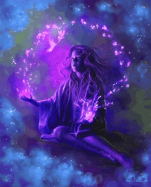 Purple Light Fairy GIF - Purple Light Fairy Magic GIFs
