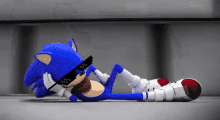 Sonic Da Savage Posing GIF - Sonic Da Savage Posing Shades On GIFs