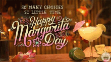 Happy Margarita Day Cocktails GIF