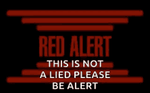 Red Alert Star Trek GIF - Red Alert Star Trek Be Alert GIFs