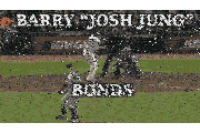 Josh Jung Barry Bonds Sticker - Josh Jung Barry Bonds Rangers Stickers