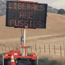 Liberals Pussy GIF - Liberals Pussy Signboard GIFs