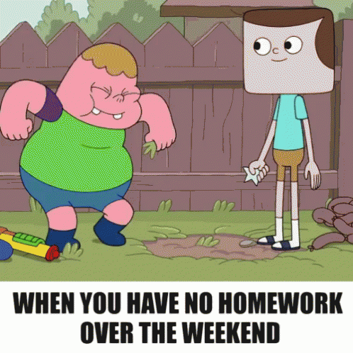 Homework gif. I hate homework.