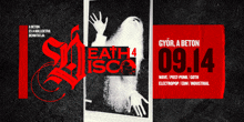 a poster for death disco which takes place on 09.12