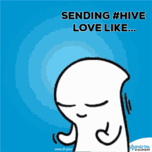 Sending Hive Love Like Sending Love GIF - Sending Hive Love Like Sending Love Hive GIFs