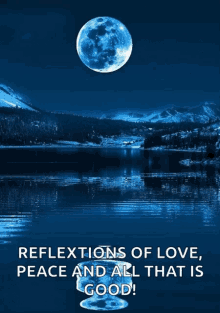 Moonlight Full Moon GIF - Moonlight Full Moon Reflections Of Love GIFs
