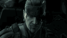 a close up of a man 's face with a caption that says " fox "