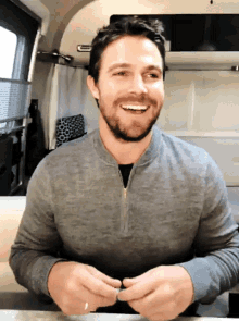 Stephen Amell Smile GIF - Stephen Amell Smile Happy GIFs