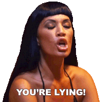You'Re Lying Vanessa Rider Sticker - You'Re Lying Vanessa Rider Basketball Housewives Stickers