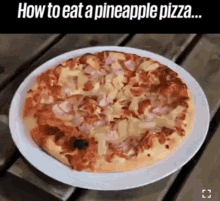 Pineapple Pizza Food GIF