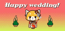 Retsuko Happy Wedding GIF - Happy Wedding Congratulations Wedding GIFs