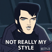 Not Really My Style Agent Elvis Presley GIF - Not Really My Style Agent Elvis Presley Matthew Mcconaughey GIFs