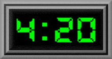420 clock blinkie spacehey weed