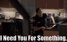 Station 19 Andy Herrera GIF - Station 19 Andy Herrera I Need You For Something GIFs